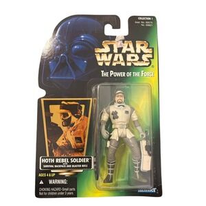 Star Wars Power of‎ the Force Hoth Rebel Soldier Kenner Action Figure 1996 New